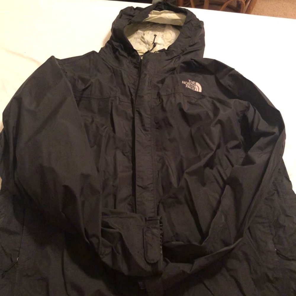 North face rain coat